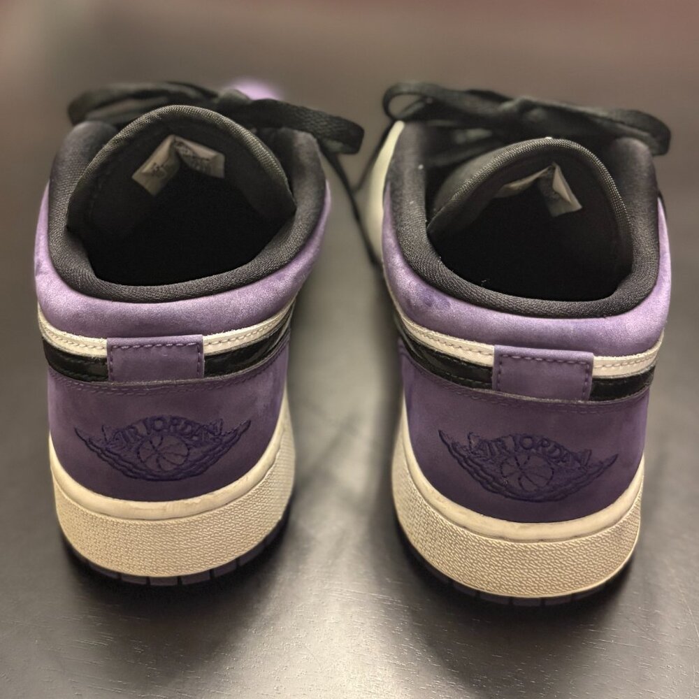 Youth Size 7 - Air Jordan 1 Low Court Purple - Picture 3 of 5